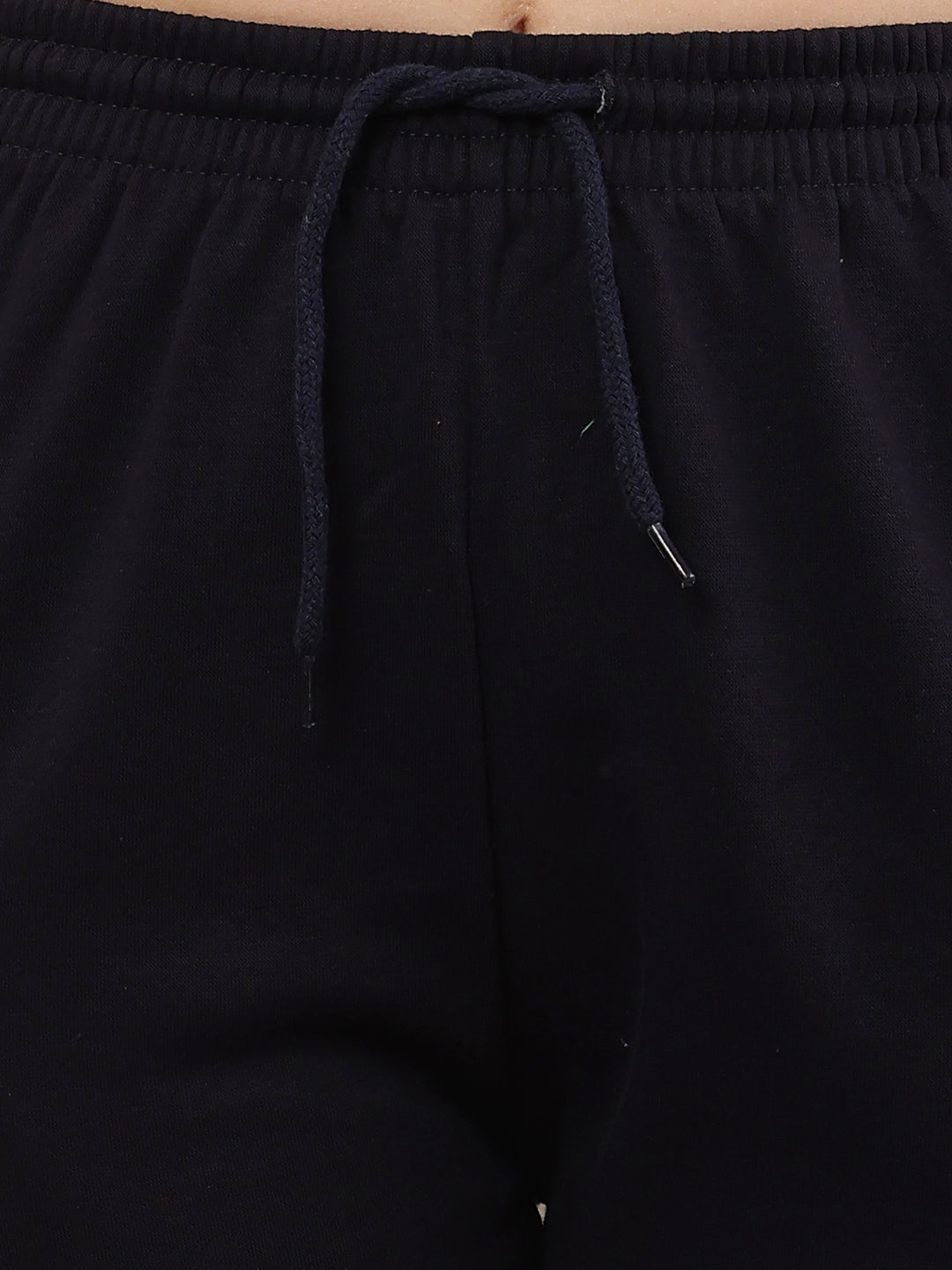 Cotton Elastic with Drawstring Dark Blue Jogger