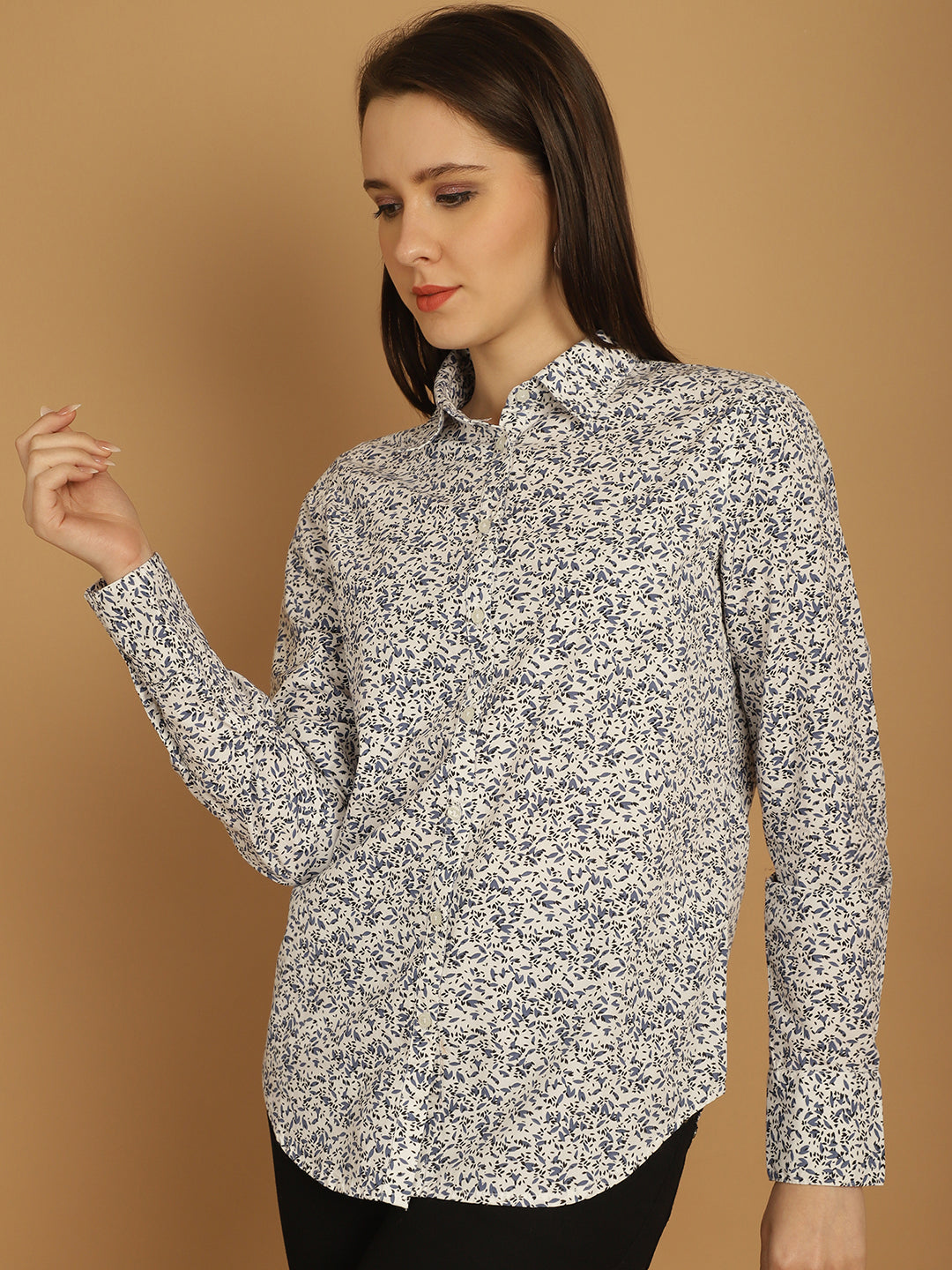 Pure Cotton Style Quotient MultiColor Formal Shirt with Regular Fit
