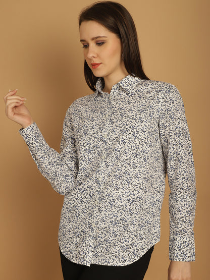 Pure Cotton Style Quotient MultiColor Formal Shirt with Regular Fit