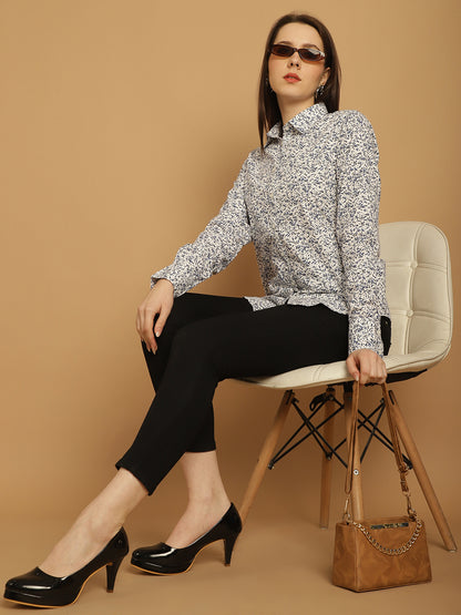 Pure Cotton Style Quotient MultiColor Formal Shirt with Regular Fit