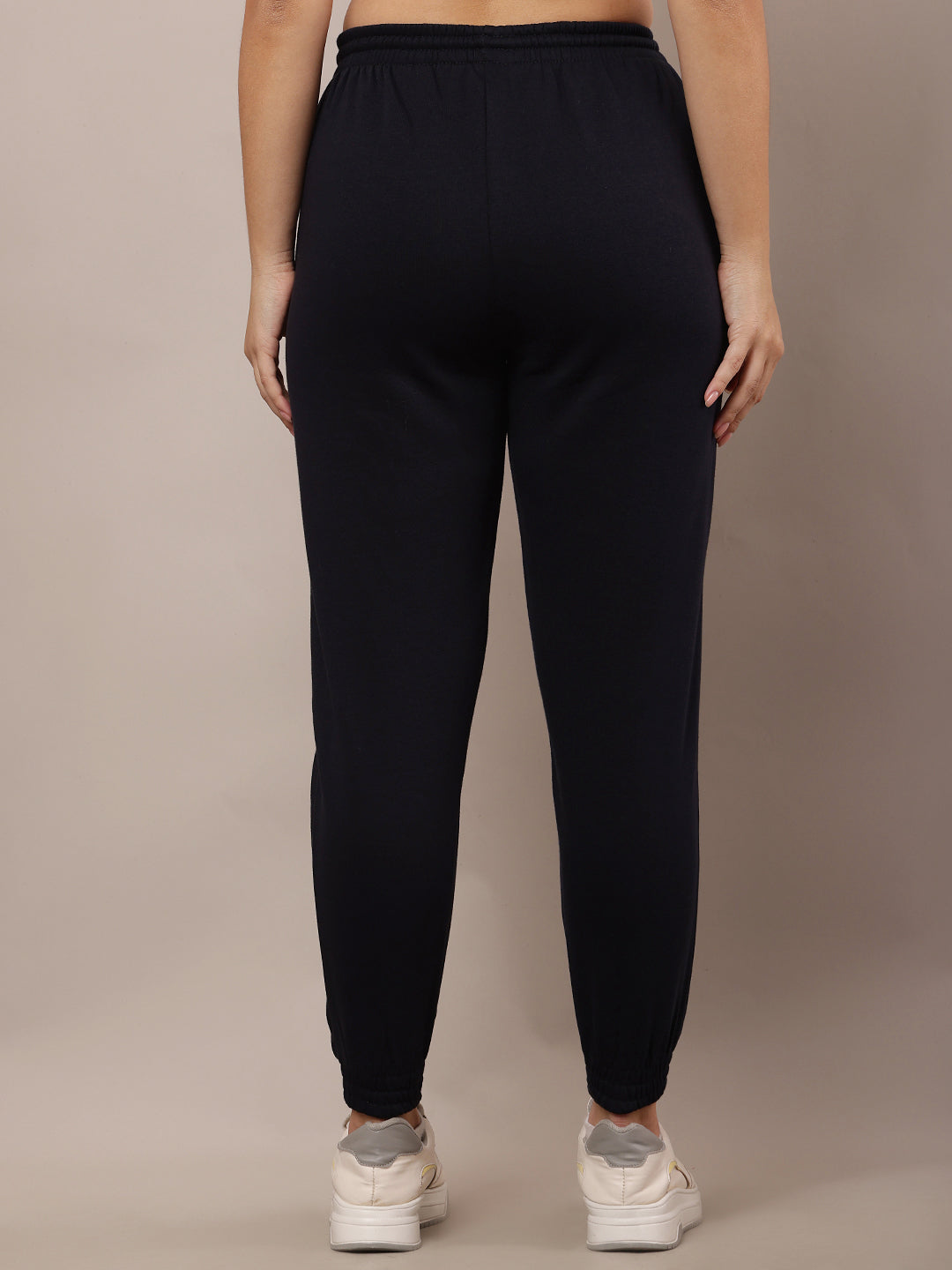 Cotton Elastic with Drawstring Dark Blue Jogger