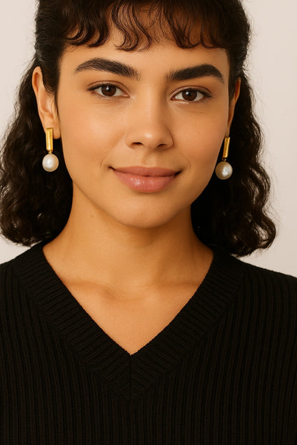 Acrylic Full Sleeve with V-Neck Knitted Black Sweater