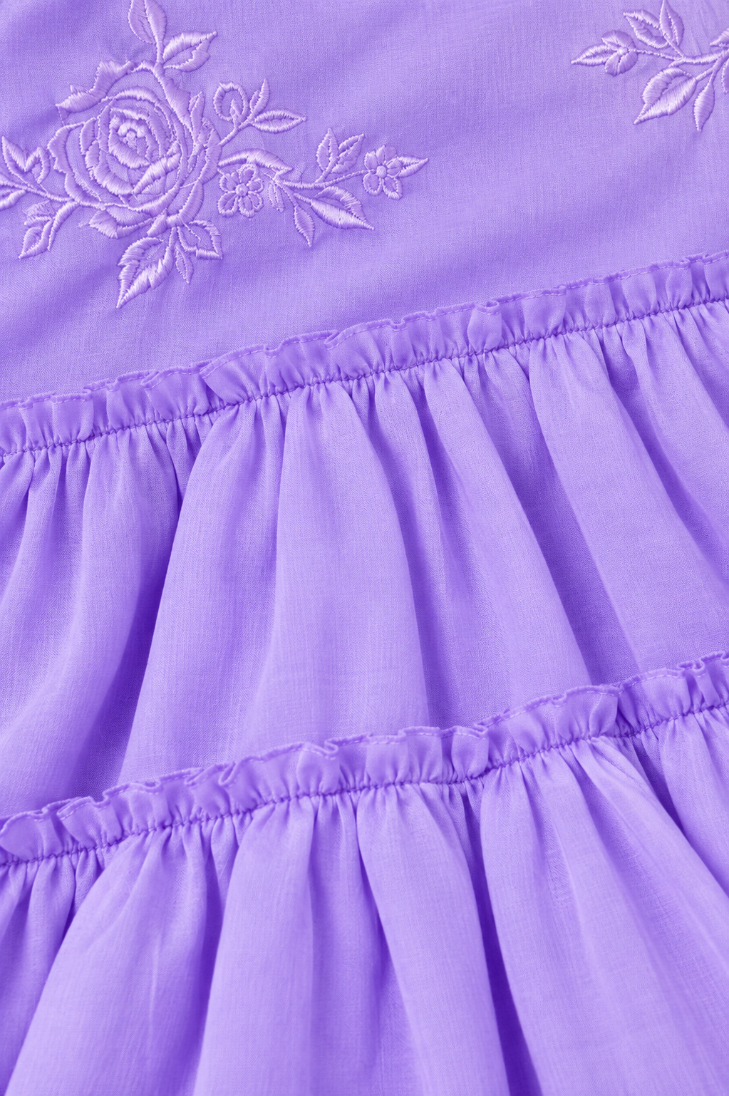 Purple Tiered Mini Dress | 100% Polyester | Sleeveless Spaghetti Strap | Smocked Back | Fit & Flare Casual Dress