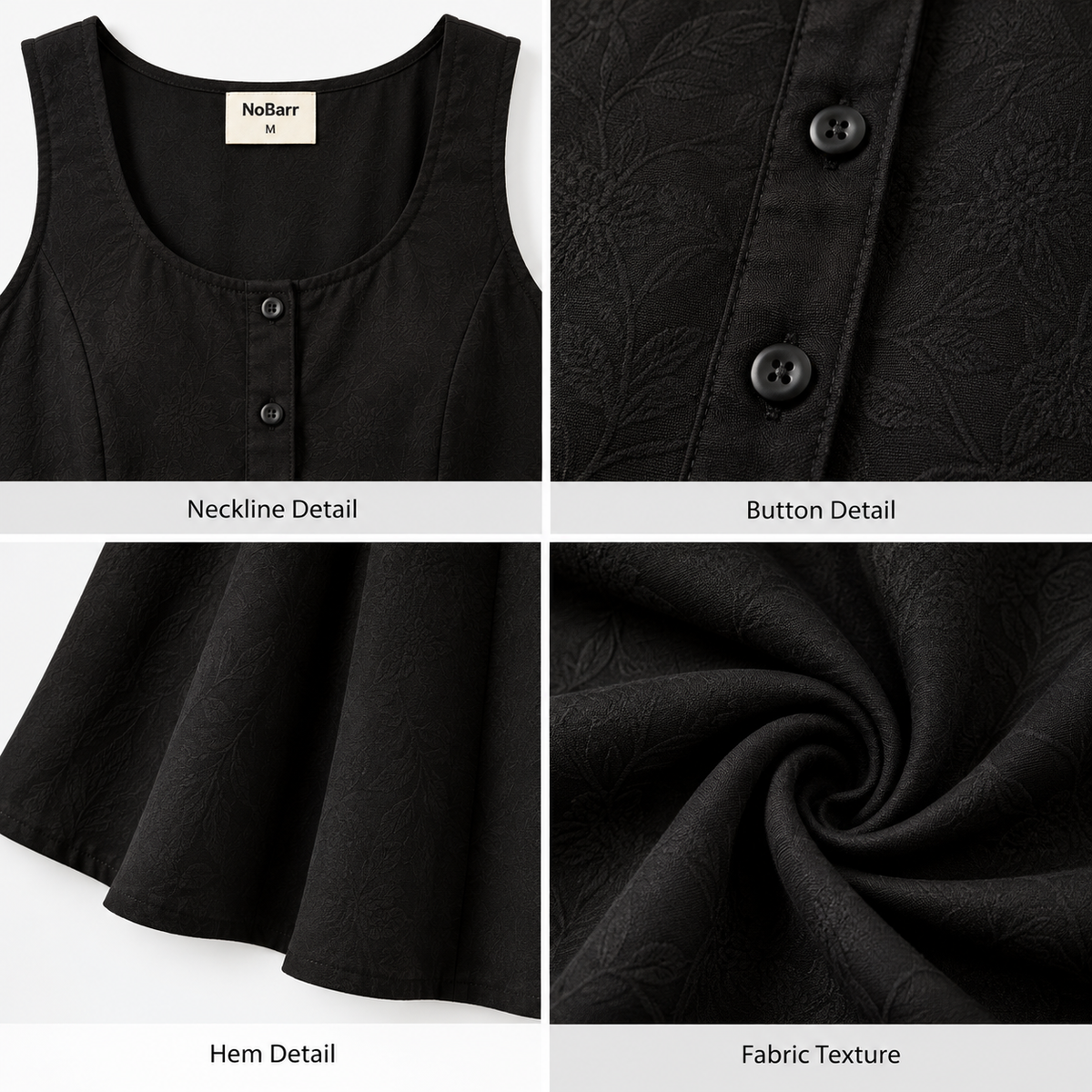 Rayon Step Dress | Sleeveless Shoulder-Free Solid Casual Dress Black