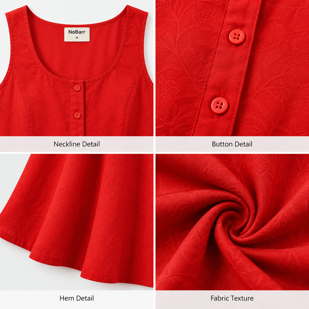 Rayon Step Dress | Sleeveless Shoulder-Free Solid Casual Dress Red